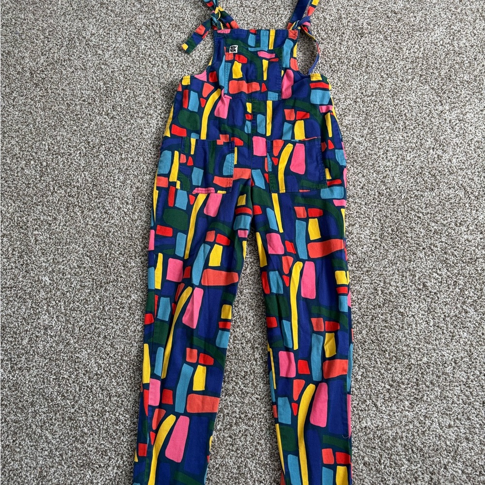 Colorful Geometric Lucy & Yak Dungarees